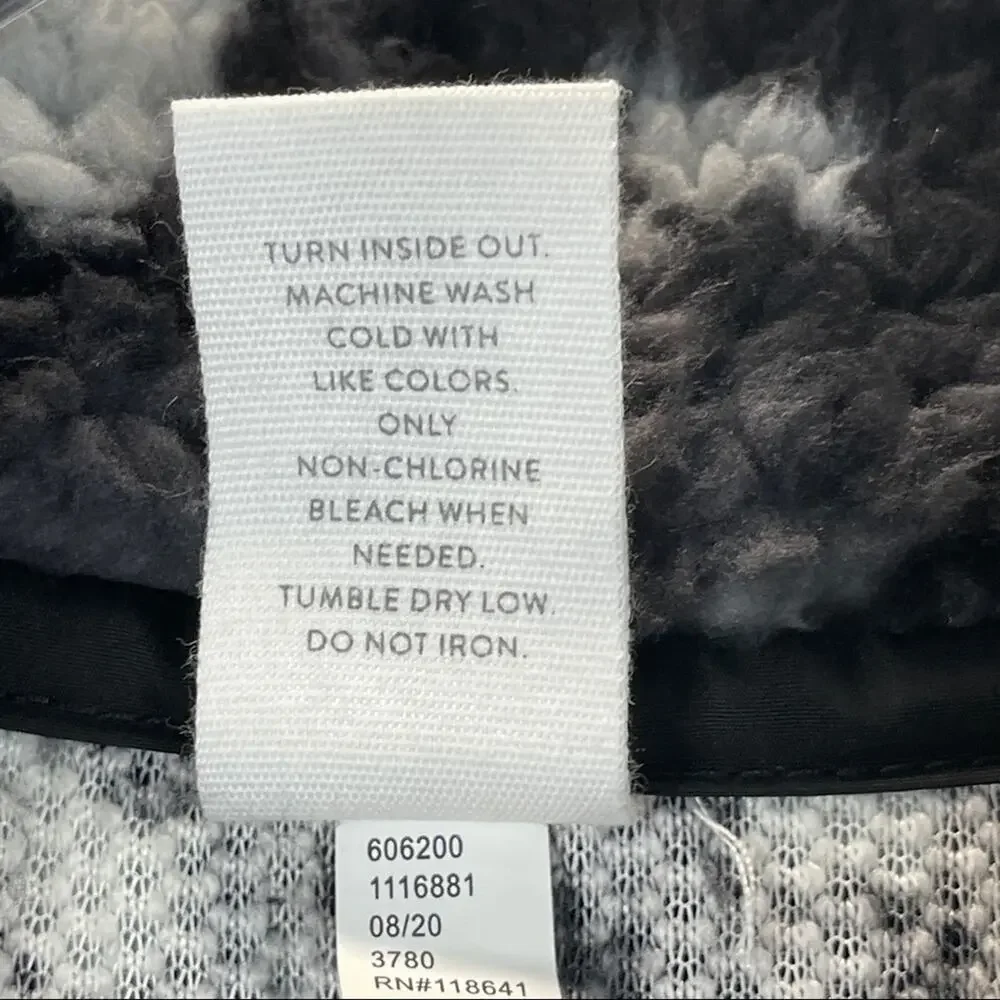 Lane Bryant LIVI Sherpa Half Zip Pullover Jacket Sweater